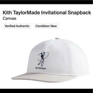 Kith TaylorMade Invitational Snapback